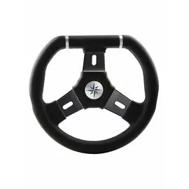 Рулевое колесо ELBA SPORT обод черный, спицы черные д. 320 мм KSN13324/F01