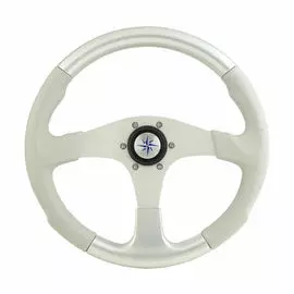 Рулевое колесо EVO MARINE 2 обод серосеребряный, спицы серебряные д. 355 мм VN850003-93