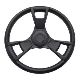 Рулевое колесо GUSSI 013 обод и спицы черные д. 350 мм 30133521