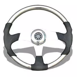 Рулевое колесо «Matrix», белый обод. more-10016474