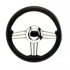 Рулевое колесо Osculati, диаметр 350 мм, цвет черный (имитация кожи) 45-171-35