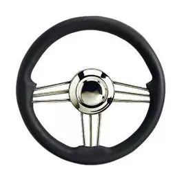 Рулевое колесо Osculati, диаметр 350 мм, цвет серый (имитация кожи) 45-172-35