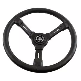 Рулевое колесо RIVIERA черный обод и спицы д. 350 мм VN8001-01