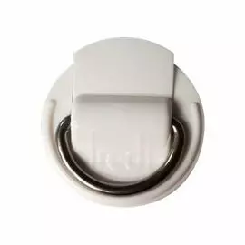 Рым белый пластиковый RED PADDLE с мет. кольцом для крепления багажной сетки (малый) tv-574