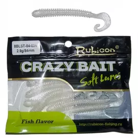 Съедобная силиконовая приманка RUBICON Crazy Bait BLST 2.9g, 84mm, цвет 024 арт. 8BLST-84-024 (8 шт) tr-197756