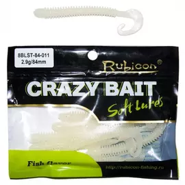 Съедобная силиконовая приманка RUBICON Crazy Bait BLST 2.9g, 84mm, цвет 011 арт. 8BLST-84-011 (8 шт) tr-197754