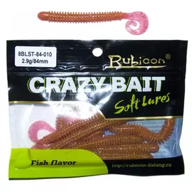 Съедобная силиконовая приманка RUBICON Crazy Bait BLST 2.9g, 84mm, цвет 010 арт. 8BLST-84-010 (8 шт) tr-197753