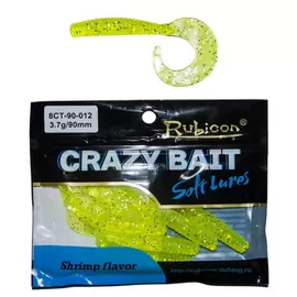 Съедобная силиконовая приманка RUBICON Crazy Bait CT 3.7g, 90mm, цвет 012 арт 8CT-90-012 (6 шт) tr-197622