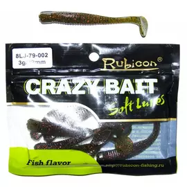 Съедобная силиконовая приманка RUBICON Crazy Bait LJ 3g, 79mm, цвет 002 арт. 8LJ-79-002 (8 шт) tr-197691