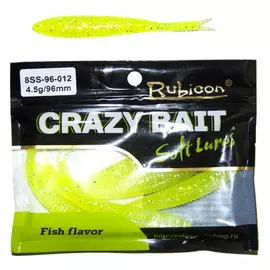 Съедобная силиконовая приманка RUBICON Crazy Bait SS 4.5g, 96mm, цвет 012 арт. 8SS-96-012 (6 шт) tr-197653