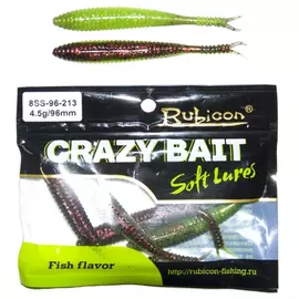 Съедобная силиконовая приманка RUBICON Crazy Bait SS 4.5g, 96mm, цвет 213 арт. 8SS-96-213 (6 шт) tr-197657