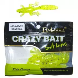 Съедобная силиконовая приманка RUBICON Crazy Bait FGA 3.8g, 80mm, цвет 012 арт. 8FGA-80-012 (6 шт) tr-197663