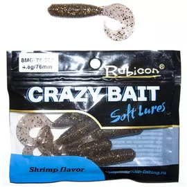 Съедобная силиконовая приманка rubicon crazy bait mg 4.8g, 76mm, цвет 006 арт. 8mg-76-006 (6 шт) tr-197630