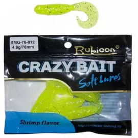 Съедобная силиконовая приманка RUBICON Crazy Bait MG 4.8g, 76mm, цвет 012 арт. 8MG-76-012 (6 шт) tr-197634