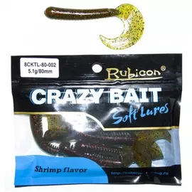 Съедобная силиконовая приманка RUBICON Crazy Bait CKTL 5.1g, 80mm, цвет 002 арт. 8CKTL-80-002 (7 шт) tr-197762