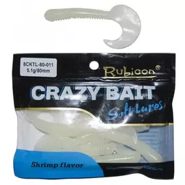 Съедобная силиконовая приманка RUBICON Crazy Bait CKTL 5.1g, 80mm, цвет 011 арт. 8CKTL-80-011 (7 шт) tr-197765