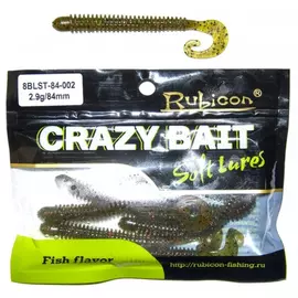 Съедобная силиконовая приманка RUBICON Crazy Bait BLST 2.9g, 84mm, цвет 002 арт. 8BLST-84-002 (8 шт) tr-197752