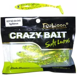 Съедобная силиконовая приманка RUBICON Crazy Bait DFSD 5g, 84mm, цвет 045 арт. 8DFSD-84-045 (6 шт) tr-197739
