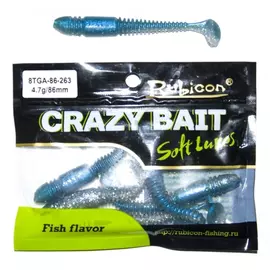 Съедобная силиконовая приманка RUBICON Crazy Bait TGA 4.7g, 86mm, цвет 263 арт. 8TGA-86-263 (6 шт) tr-197689