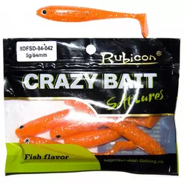 Съедобная силиконовая приманка RUBICON Crazy Bait DFSD 5g, 84mm, цвет 042 арт. 8DFSD-84-042 (6 шт) tr-197738