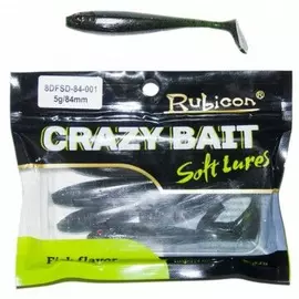 Съедобная силиконовая приманка RUBICON Crazy Bait DFSD 5g, 84mm, цвет 001 арт. 8DFSD-84-001 (6 шт) tr-197731