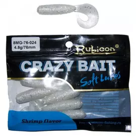 Съедобная силиконовая приманка RUBICON Crazy Bait MG 4.8g, 76mm, цвет 024 арт. 8MG-76-024 (6 шт) tr-197635