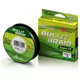 Шнур плетеный BULLIT BRAID 135М Dark Green 0.20mm tr-44779