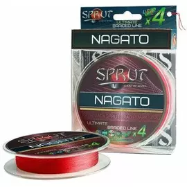Шнур "Sprut" NAGATO Hard Ultimate Braided Line x4 (140m/Hot Red/0,20mm/16,4kg) tr-231761