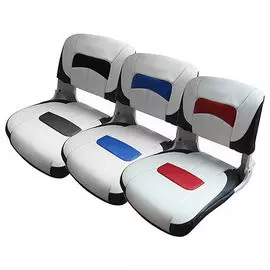 Кресло Premium Low-back All Weather, белое с темно-серым и красным more-10252318