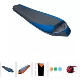 Спальный мешок Nord 3000 BTrace синий/серый, правый S0543/S0557 (R)B