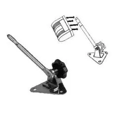 Стойка крепления огней 130 мм, регулируемая 006113