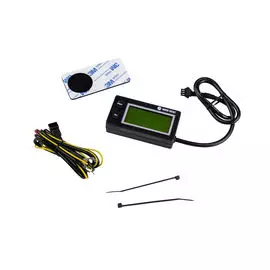 Тахометр универсальный со счетчиком моточасов, вольтметром с подсветкой и сменной батарейкой THM421MR