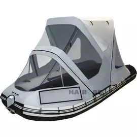 Тент-комби для лодок ПВХ 300-315, Oxford 600D, светло-серый tent300-315TK_light_gray