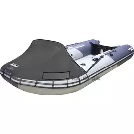 Тент носовой без окна для лодки ПВХ, 450-500, Oxford 600D, серый tent450-500NBO_gray