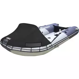 Тент носовой без окна для лодки ПВХ, 450-500, Oxford 600D, черный tent450-500NBO_black