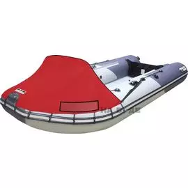 Тент носовой без окна для лодки ПВХ, 450-500, Oxford 600D, красный tent450-500NBO_red