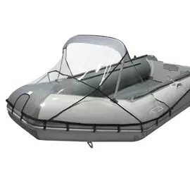 Тент носовой прозрачный для лодки ПВХ, 300-360 tent300-360N