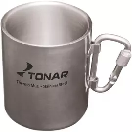 Термокружка 230ML ручка-карабин T.TK-M37-230 Tonar tr-228568