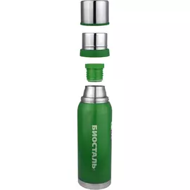 Термос "BIOSTAL-ОХОТА" с узкой горл., 2 ЧАШКИ, ЗЕЛЕНЫЙ, 0.75 л (NBA-750G) Biostal tr-215152