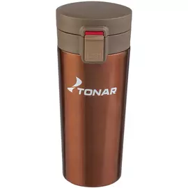 Термос-кружка HS.TMК-02 400ML кофейный TONAR tr-185726