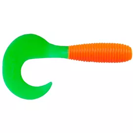 Твистер Helios Credo 3,35"/8,5 см Orange &amp; Green 7шт. (HS-11-025) tr-131534