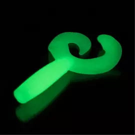 Твистер Helios Credo Double Tail 3,54"/9 см Phosphorus 5шт. (HS-28-041) tr-213719