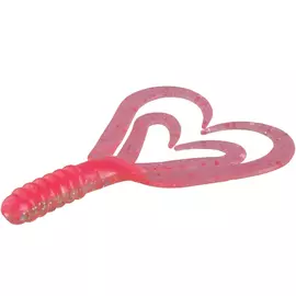 Твистер Helios Credo Four tail 2,35"/6,0 см Silver Sparkles &amp; Pink10шт. (HS-20-035) tr-174264