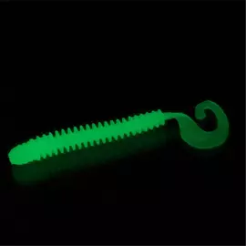 Твистер Helios Credo Long Body 2,95"/7,5 см Phosphorus 12шт. (HS-9-041) tr-213724