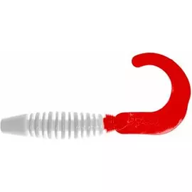 Твистер Helios Din 3,11"/7,9см White RT 6шт. (HS-33/1-003) tr-203506