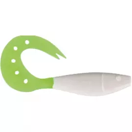 Твистер Helios Kasandra 4"29/10,9см White &amp; Green 5шт. (HS-34-016) tr-203520