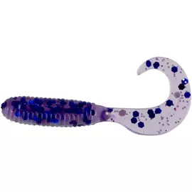 Твистер helios тiny credo 1,55"/4 см silver sparkles &amp; fio 12шт. (hs-8-036) tr-174291