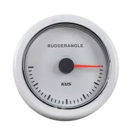 Указатель угла поворота руля, белый циферблат, белый ободок, д. 85 мм, 0-190 Ом KY09311