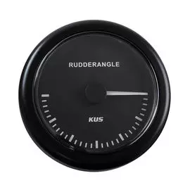 Указатель угла поворота руля, черный циферблат, черный ободок, д. 85 мм, 0-190 Ом KY09215