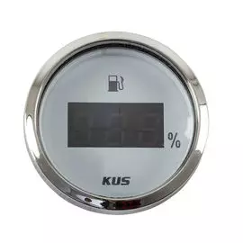 Указатель уровня топлива цифровой 4-20 мА, белый циферблат, нержавеющий ободок, д. 52 мм JMV00281_KY10113